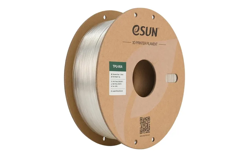 eSun Filament TPU-95A transparent 1.75 mm 1 kg