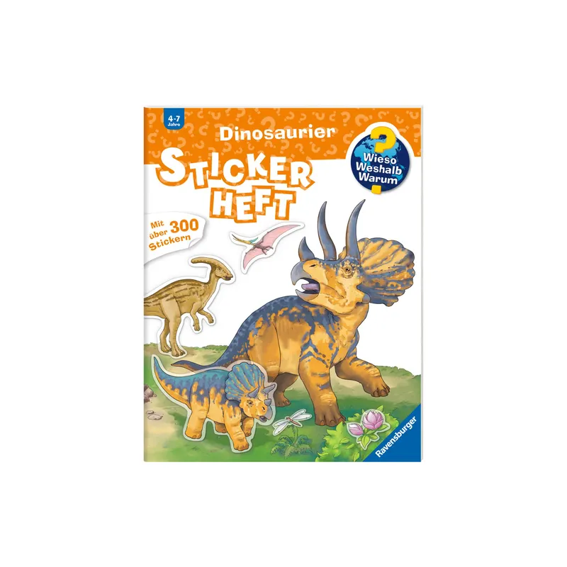 Ravensburger Kinder-Sachbuch Stickerheft Dinosaurier