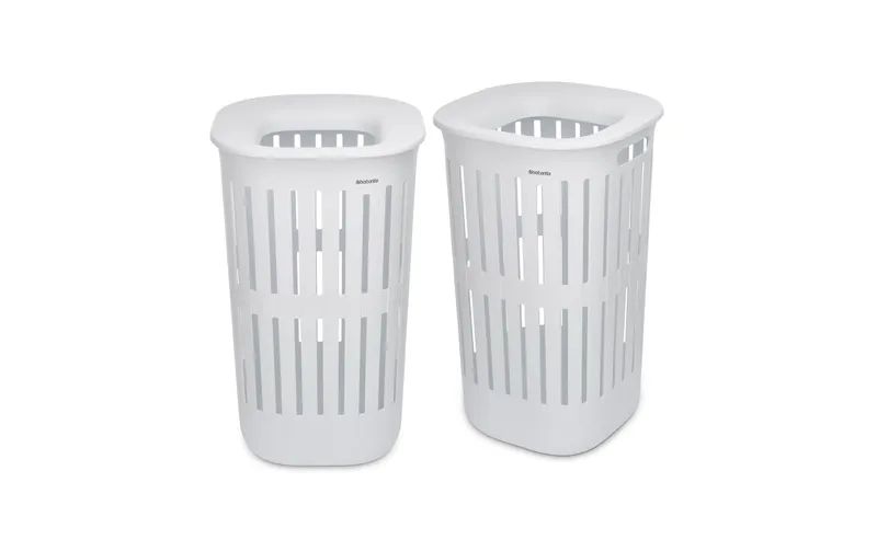 Brabantia Wäschekorb Collect-It 2 x 55 l, bianco