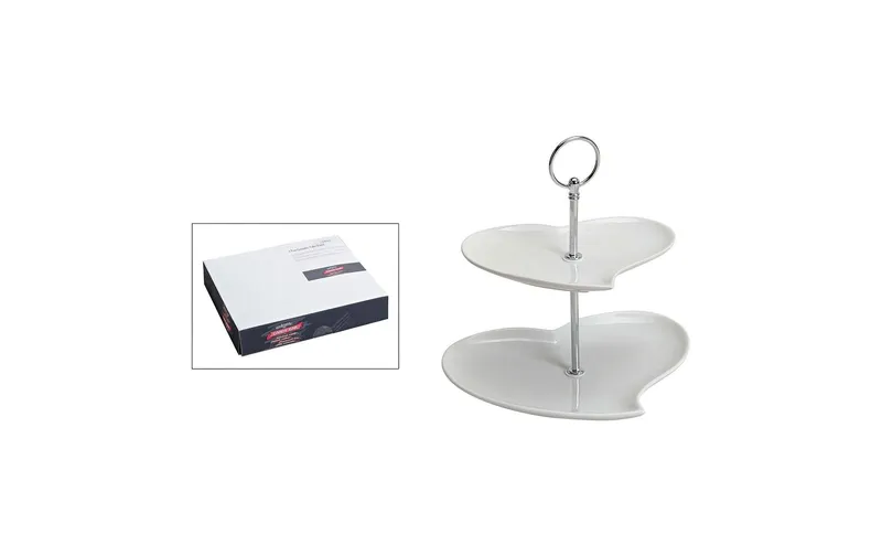 G. Wurm Etagere Herz bianco