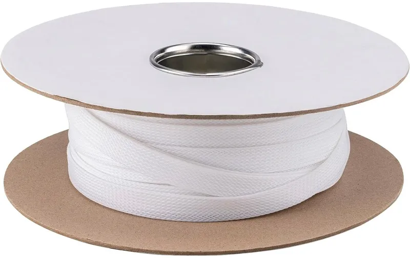 PureMounts Kabelschlauch PM-SOCKS-20W-50 50 m x 20 mm Weiss