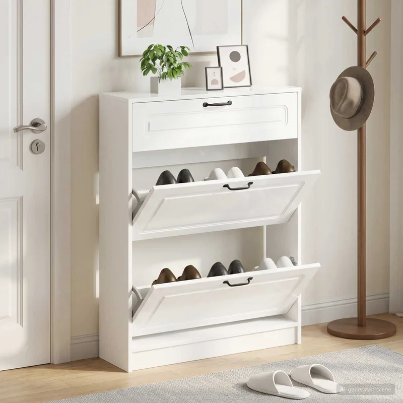 Schuhschrank UTRECHT 78 x 24 x 100 cm derivato del legno