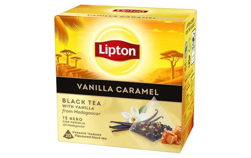 Lipton Teebeutel noirtee Vanilla Caramel 20 pièces