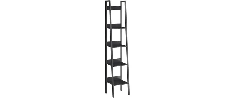 VASAGLE étagère 5 Ablagen 33.8 x 170 cm, noir