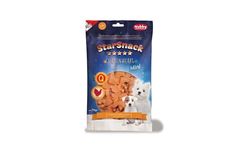 Nobby Leckerli StarSnack MINI Chicken Heart, 70 g