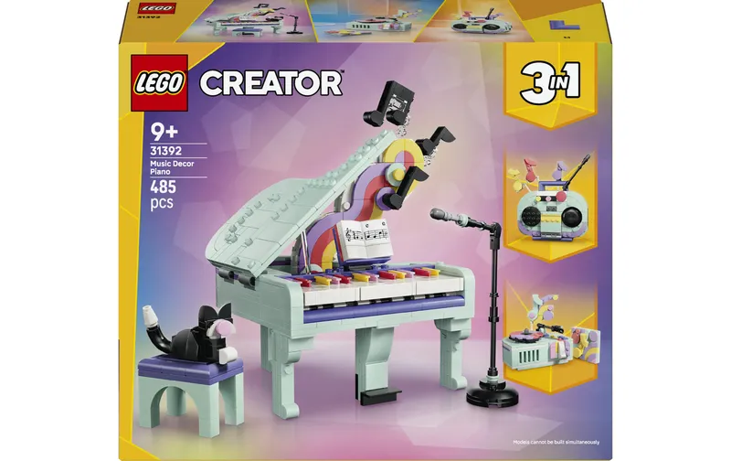 LEGO® Creator Deko-Klavier with Katze 31392