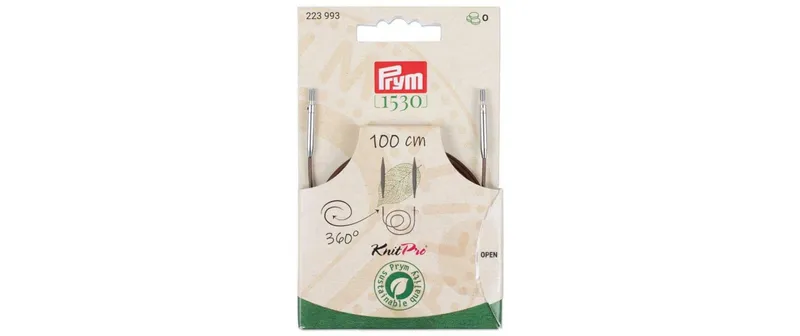 Prym 1530 Natural Kunststoffseil und Zubehör 360° drehbar, 100 cm