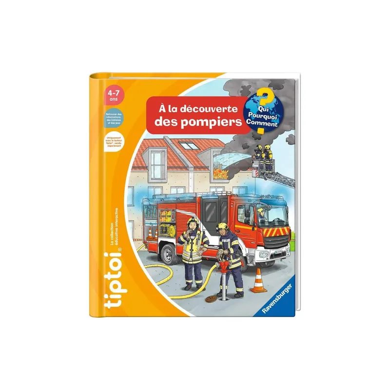 tiptoi Lernbuch Je découvre les pompiers -FR