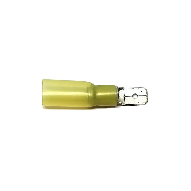 EP Flachstecker WP 6.3 x 0.8 mm, männlich, Gelb, 10 Stk.