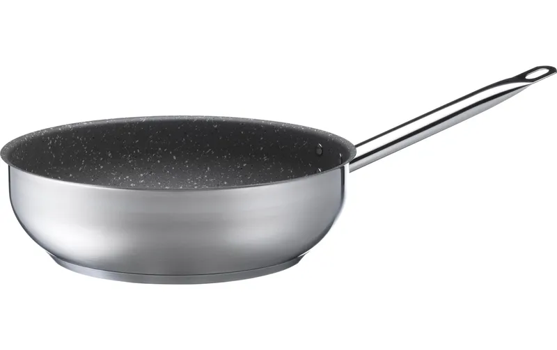 Mäser Bratpfanne PROFESSIONAL GR Hochrand 13.5 cm, Ø 28 cm, Silber