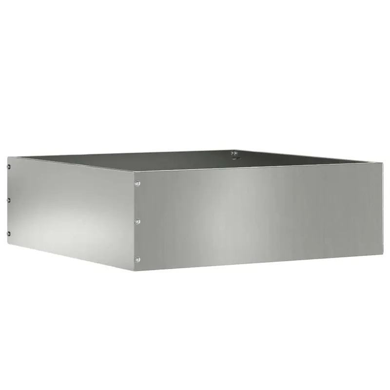 Rasenkante 40 x 40 x 13 cm Verzinkter Stahl Silber