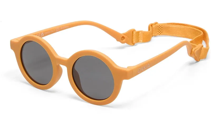 OKKIA Kinder-Sonnenbrille Tondo 3-5 Jahre Yellow Sunset