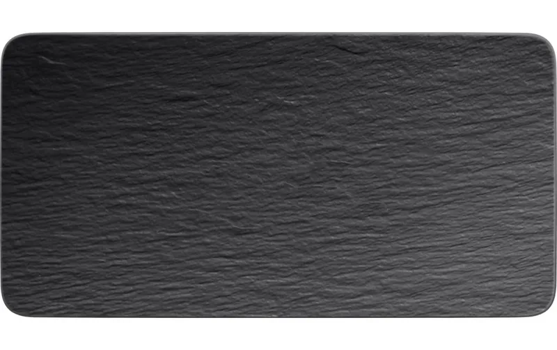 Villeroy & Boch Servierplatte Manufacture Rock Rechteckig, noir