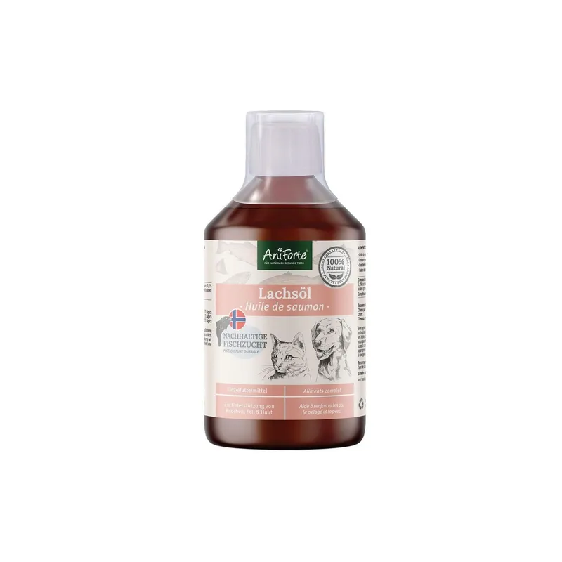AniForte Hunde-Nahrungsergänzung Lachsöl, 500 ml