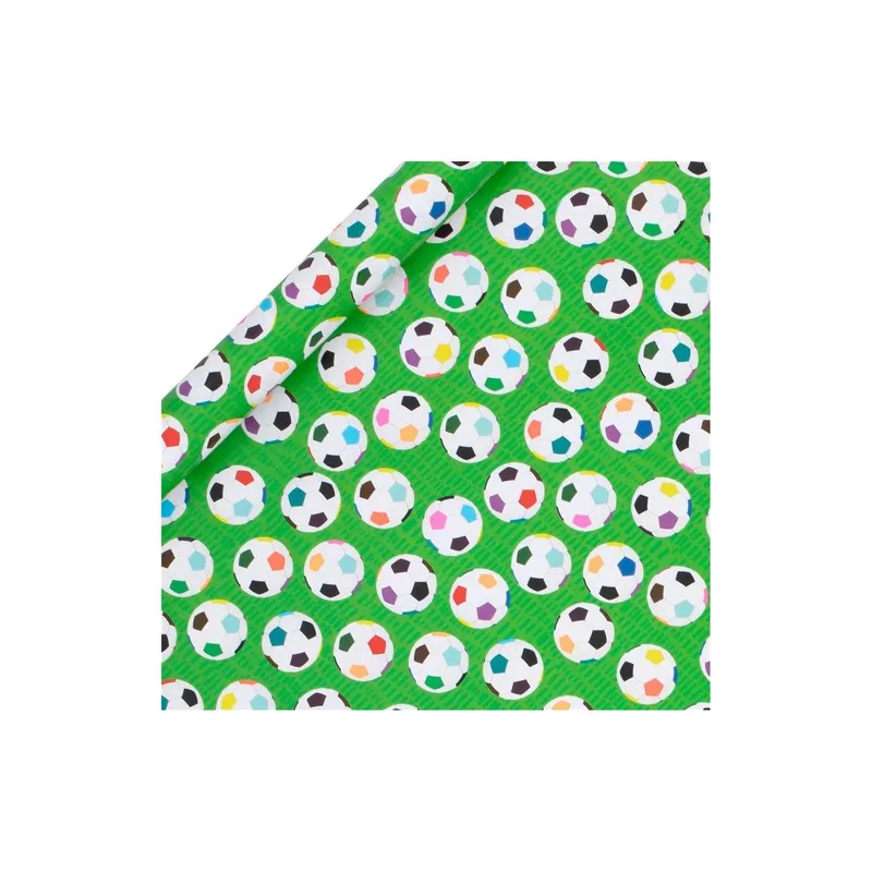 Glick Geschenkpapier Fussball 2 m x 70 cm