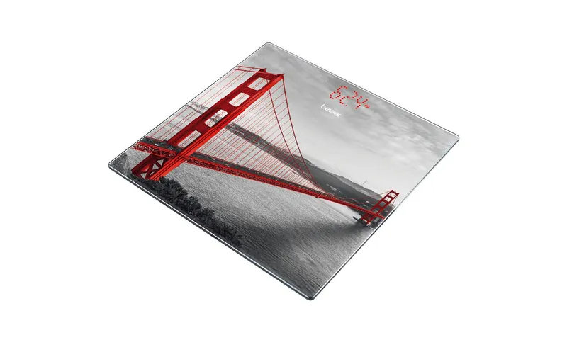 Beurer Personenwaage GS 215 San Francisco gris; rouge