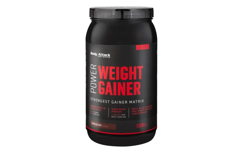 Body Attack Pulver Power Weight Gainer Vanille 1500 g