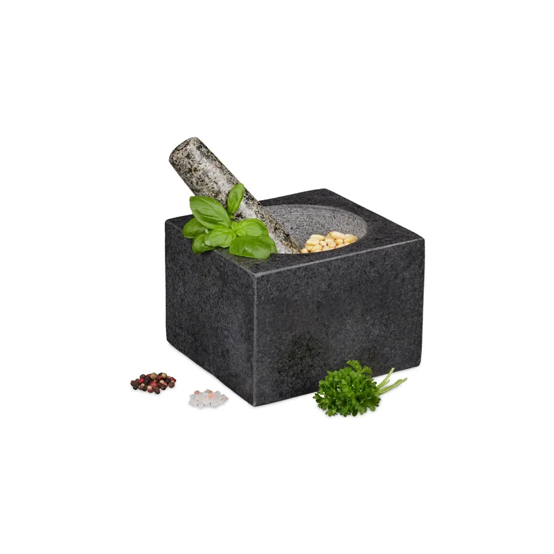 relaxdays Molle 14,5 cm, Granito