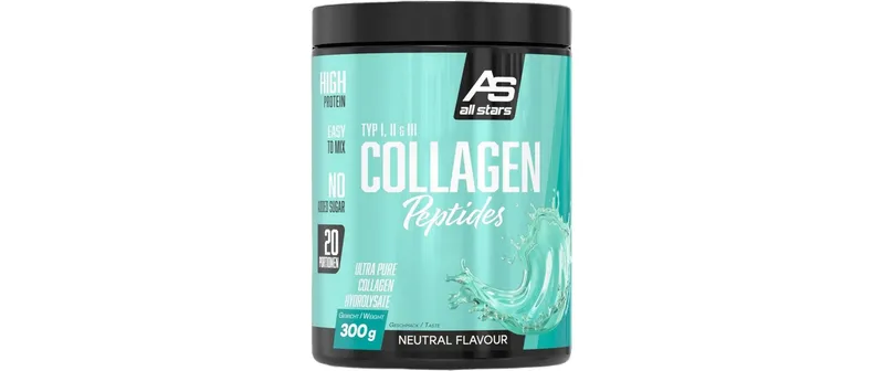 All Stars Pulver Collagen Peptide Neutral 300 g