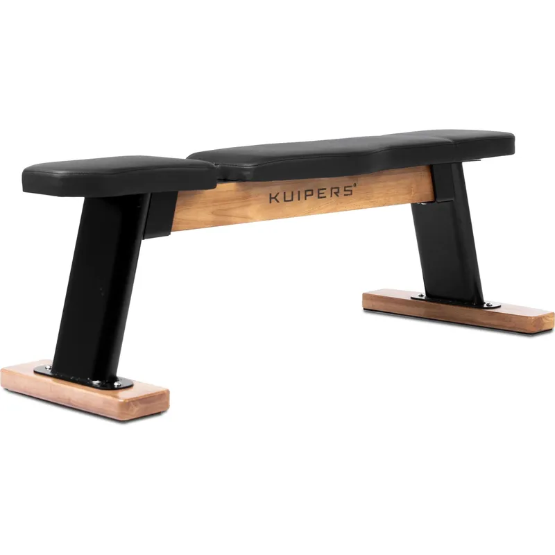 Kuipers Fitness Verstellbare Vollholz-Hantelbank