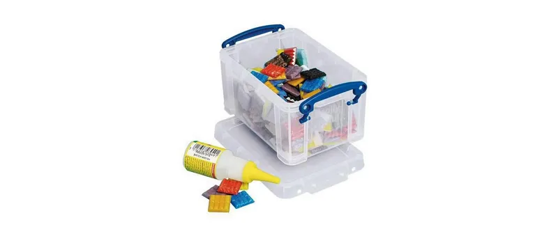 Really Useful Box Aufbewahrungsbox trasparente, 0.7 l