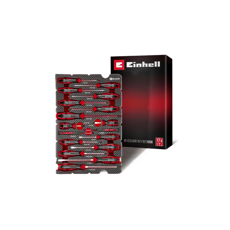Einhell E-Case 17-tlg., Chrom-Vanadium-Stahl
