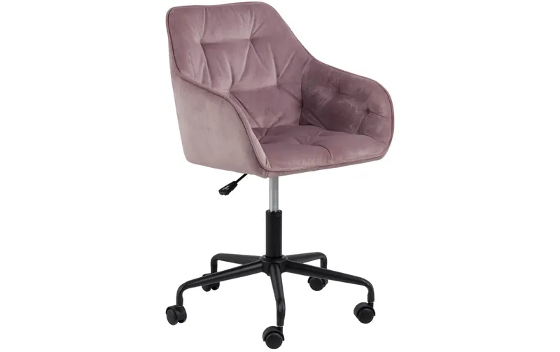 AC Design office chair Brooke, with Bremsrollen, Dusty Rose