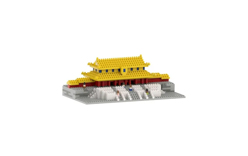 BRIXIES Bausteinmodell Forbidden City aus 612 Bausteinen