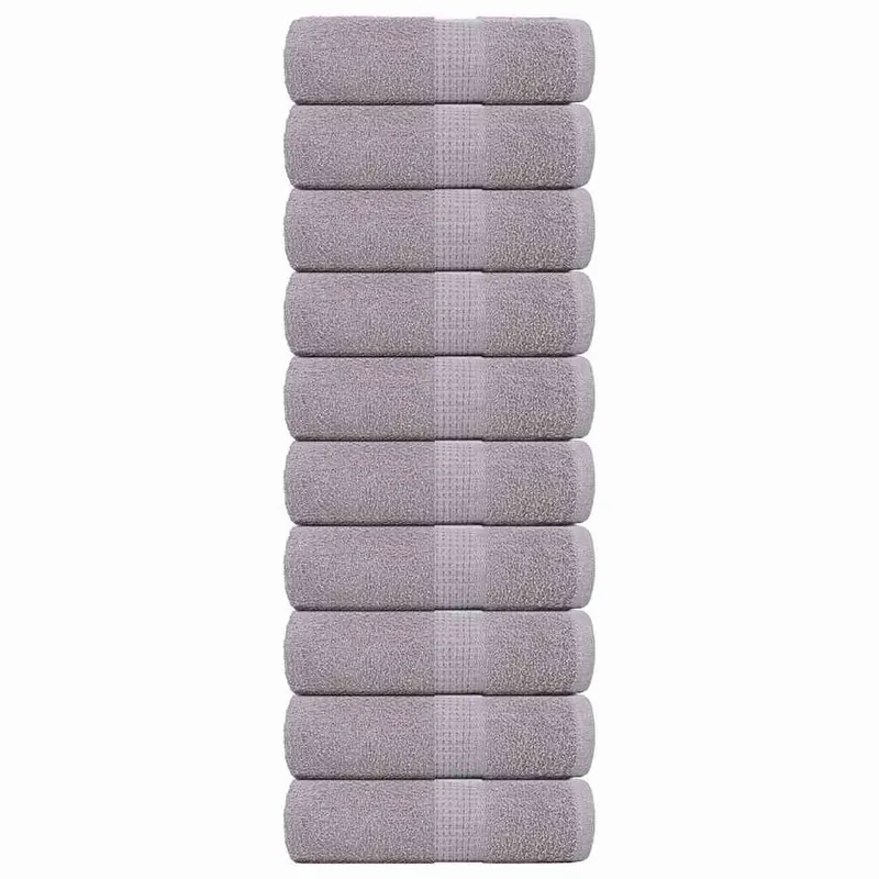 Gästetücher FROGN 10 Stk. Grau 30x50 cm 360 g/m²