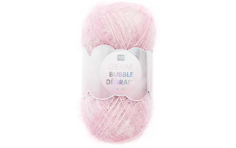 Rico Design Wolle Creative Bubble Dégradé 50 g / 90 m, Rosa