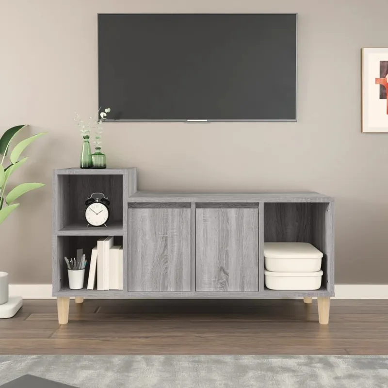TV-Schrank grigio Sonoma 100x35x55 cm derivato del legno