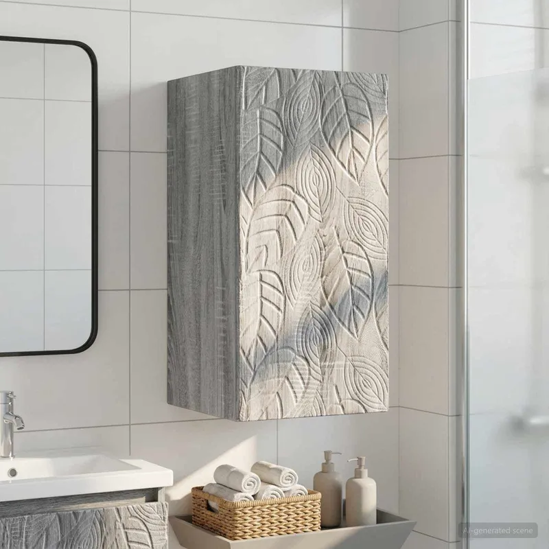 Badezimmer-Wandschrank DELFT Sonoma-grigio 30 x 31 x 59 cm
