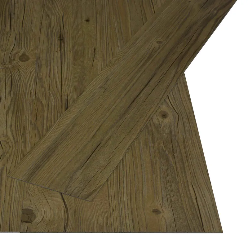Selbstklebende Bodenbelagsdiele Braun 4,46 m² 32 Stk. PVC