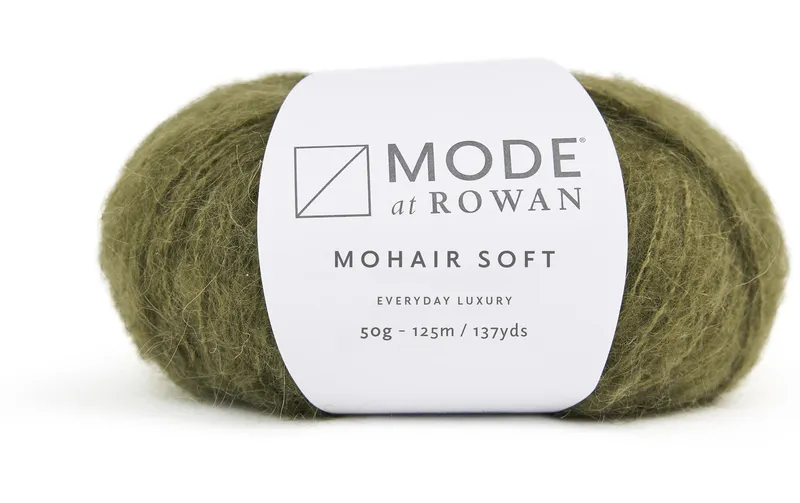 Mode at Rowan Wolle Mode Mohair Soft 50 g, 125 m, green