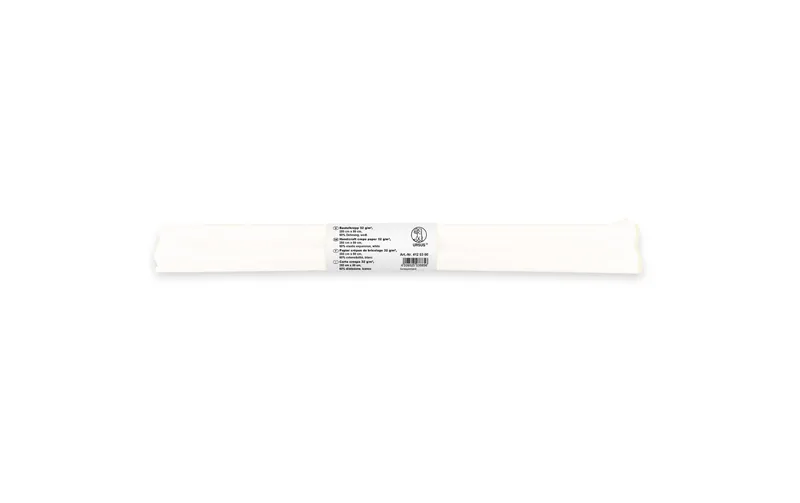 URSUS Krepppapier 50 cm x 2.5 m, 32 g/m², bianco