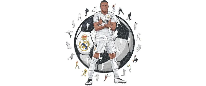 Iconic Puzzle Puzzle Kylian Mbappé – Real Madrid