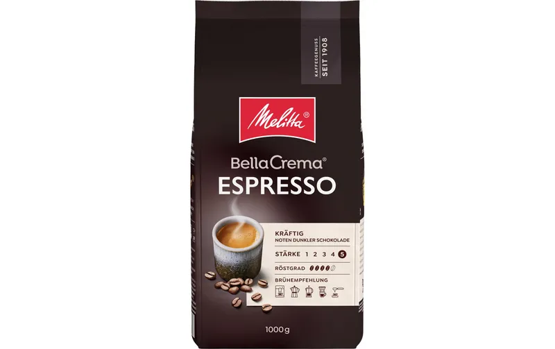 Melitta Kaffeebohnen Bella Crema Espresso 1 kg