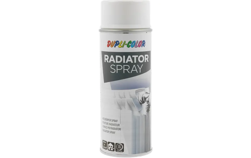 DUPLI-COLOR Sprühfarbe Radiator Spray glänzend Weiss, 400 ml
