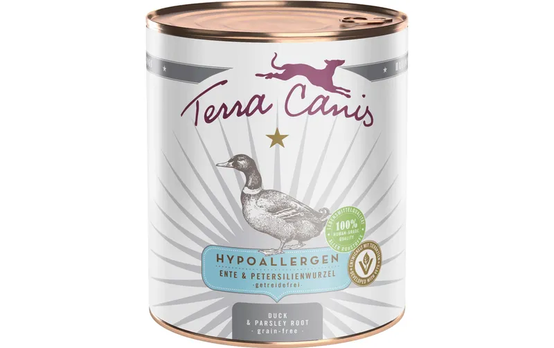 Terra Canis Nassfutter Hypoallergen Ente, 800 g