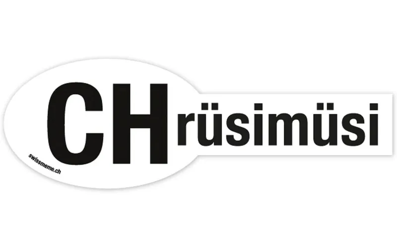 Swissmeme Automagnet "CHrüsimüsi", 23 x 7.5 cm