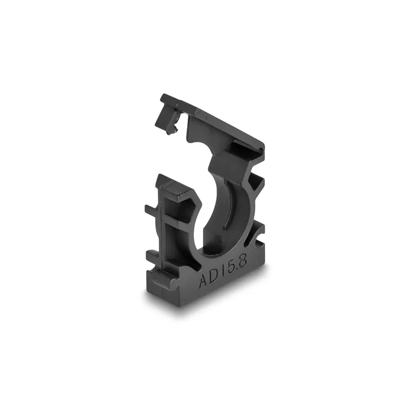 Delock Kabelschlauchhalter 15.8 mm, 8 pieces, black