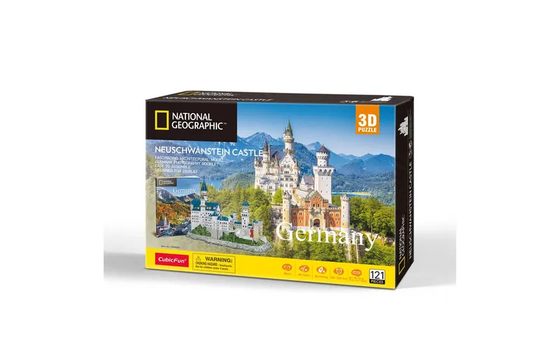 CubicFun Schloss Neuschwanstein 121 Teile