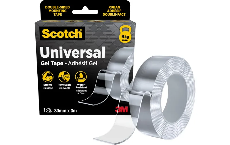 Scotch Klebeband Universal Gelband 30 mm x 3 m, transparent