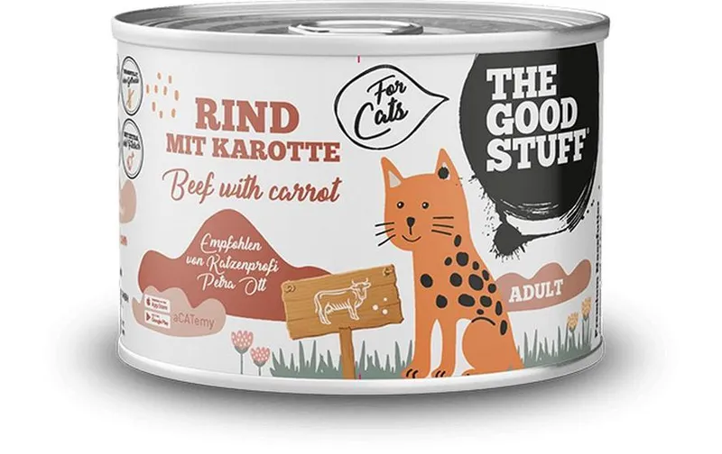 The Goodstuff Nassfutter Rind con Karotte Adult 200g