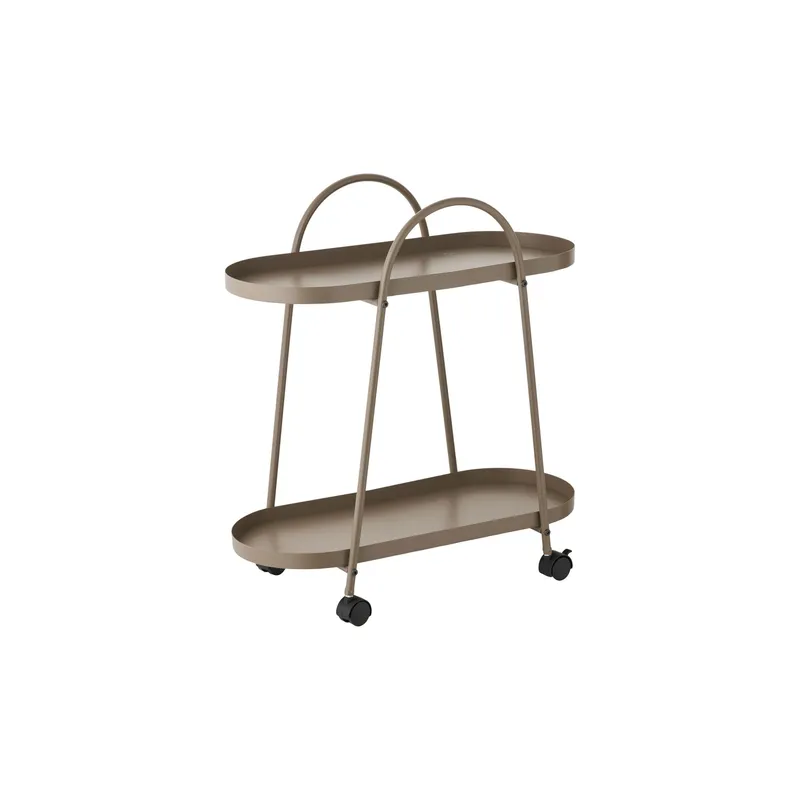 House Nordic Servierwagen Empoli 60 x 27.5 x 64 cm, brun