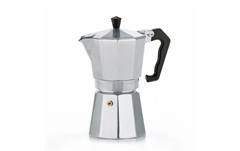 Kela Espressokocher Italia 9 Tassen, Silber