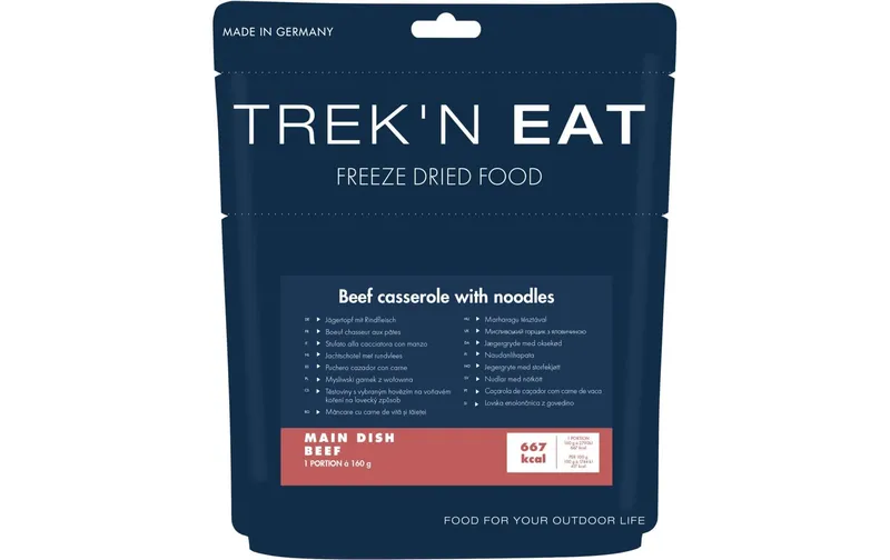 Trek 'N Eat Hauptgericht Jägertopf avec Rindfleisch et Nudeln
