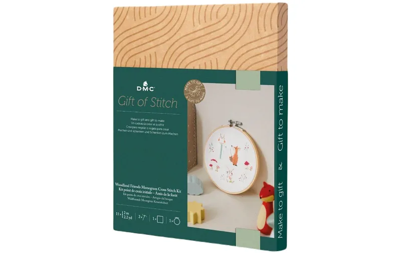 DMC Stickset Gift of Stitch Waldfreunde, Ø 15.7 cm
