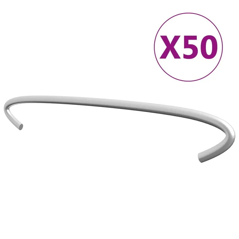 Gabionen-Distanzhalter 50 Stk. Verzinkter Stahl 20 cm