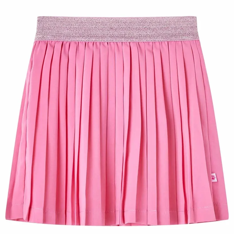 Jupe plissée pour enfants rose 116
